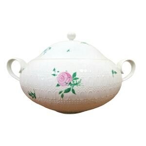 Rosenthal Romance Rose Pattern Covered Vegetable Bowl